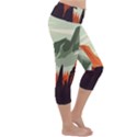 Mountain Travel Canyon Nature Tree Wood Lightweight Velour Capri Yoga Leggings View3