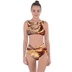 Wave Art Mood Water Sea Beach Bandaged Up Bikini Set  by Maspions