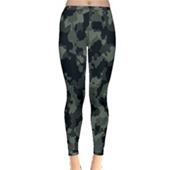 Camouflage, Pattern, Abstract, Background, Texture, Army Inside Out Leggings by nateshop