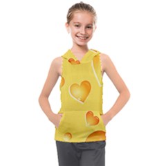 Cheese Texture, Macro, Food Textures, Slices Of Cheese Kids  Sleeveless Hoodie by nateshop