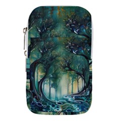 Trees Forest Mystical Forest Background Landscape Nature Waist Pouch (small)