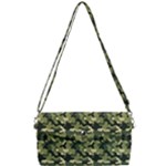 Camouflage pattern Removable Strap Clutch Bag