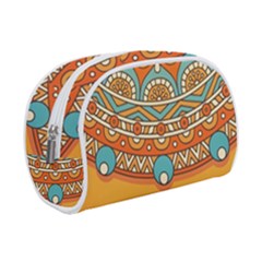 Mandala Orange Make Up Case (small)