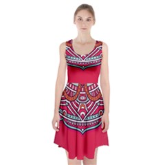 Mandala Red Racerback Midi Dress