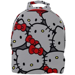 Hello Kitty, Pattern, Red Mini Full Print Backpack by nateshop
