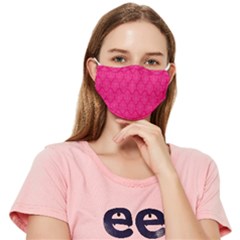 Pink Pattern, Abstract, Background, Bright, Desenho Fitted Cloth Face Mask (adult) by nateshop