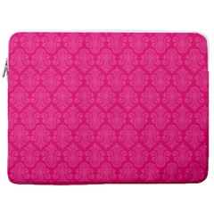 Pink Pattern, Abstract, Background, Bright, Desenho 17  Vertical Laptop Sleeve Case With Pocket by nateshop