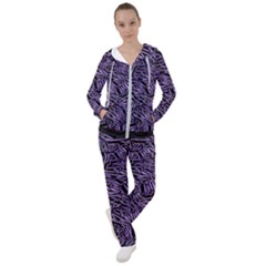 Enigmatic Plum Mosaic Women s Tracksuit by dflcprintsclothing