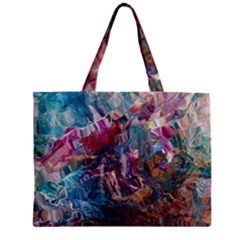 Straight Blend Module I Liquify 19-3 Color Edit Zipper Mini Tote Bag by kaleidomarblingart