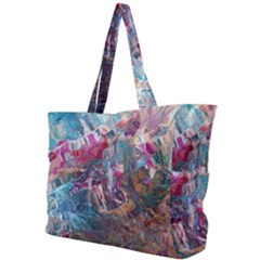 Straight Blend Module I Liquify 19-3 Color Edit Simple Shoulder Bag by kaleidomarblingart