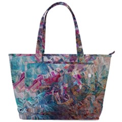 Straight Blend Module I Liquify 19-3 Color Edit Back Pocket Shoulder Bag  by kaleidomarblingart