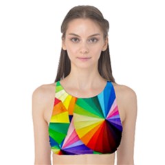 Bring Colors To Your Day Tank Bikini Top by elizah032470