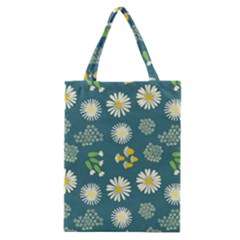 Drawing Flowers Meadow White Classic Tote Bag