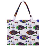 Fish Abstract Colorful Mini Tote Bag