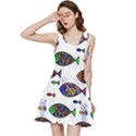 Fish Abstract Colorful Inside Out Racerback Dress View1