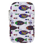 Fish Abstract Colorful Waist Pouch (Large)