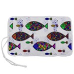 Fish Abstract Colorful Pen Storage Case (S)