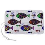 Fish Abstract Colorful Pen Storage Case (L)