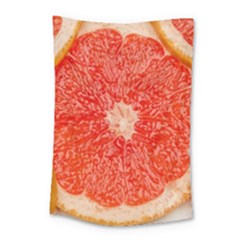 Grapefruit-fruit-background-food Small Tapestry by Maspions