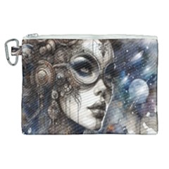 Woman In Space Canvas Cosmetic Bag (xl) by CKArtCreations