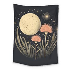 Flowers Space Medium Tapestry