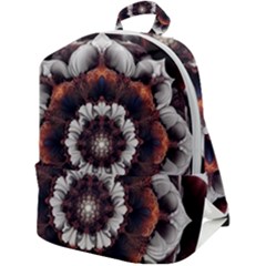 Mandala Design Pattern Zip Up Backpack