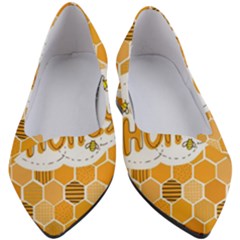 Bee Honey Honeycomb Hexagon Women s Block Heels  by Maspions