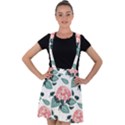 Flowers Hydrangeas Velvet Suspender Skater Skirt View1