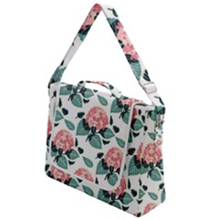 Flowers Hydrangeas Box Up Messenger Bag by Maspions