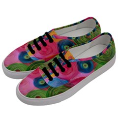 Colorful Abstract Patterns Men s Classic Low Top Sneakers