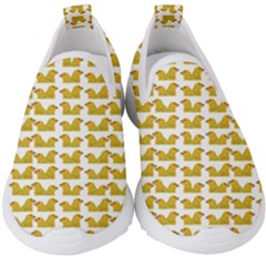 Little Bird Motif Pattern Wb Kids  Slip On Sneakers by dflcprintsclothing