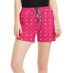 Illustrations Heart Pattern Design Women s Runner Shorts by Maspions