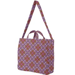 Pattern Mandala Seamless Square Shoulder Tote Bag