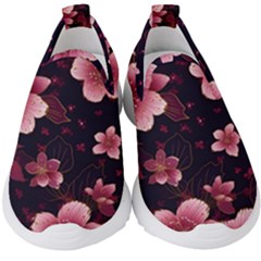 Flower Sakura Bloom Kids  Slip On Sneakers