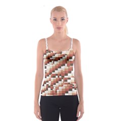 Chromaticmosaic Print Pattern Spaghetti Strap Top by dflcprintsclothing