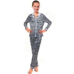 Intricashine Kids  Satin Long Sleeve Pajamas Set