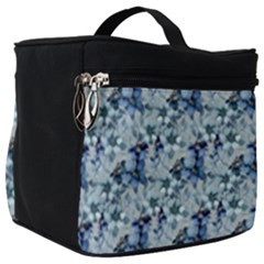 Blue Roses Make Up Travel Bag (big) by DinkovaArt