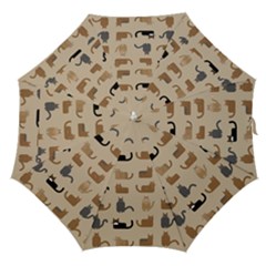 Cat Pattern Texture Animal Straight Umbrellas by Maspions