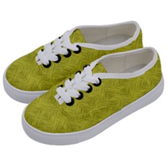 Stylized Botanic Print Kids  Classic Low Top Sneakers by dflcprintsclothing