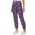 Trippy Cool Pattern Women s Cropped Drawstring Pants View2