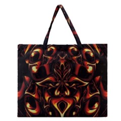 Year Of The Dragon Zipper Large Tote Bag by MRNStudios