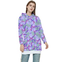 Kaleidoscope Dreams Women s Long Oversized Pullover Hoodie by dflcprintsclothing