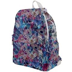 Three Layers Blend Module 1-5 Liquify Top Flap Backpack by kaleidomarblingart