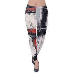 Abstract  Velvet Leggings