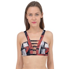 Abstract  Cage Up Bikini Top