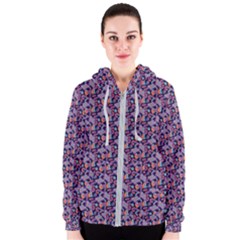 Trippy Cool Pattern Women s Zipper Hoodie