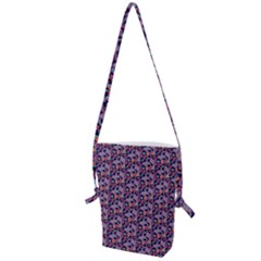 Trippy Cool Pattern Folding Shoulder Bag