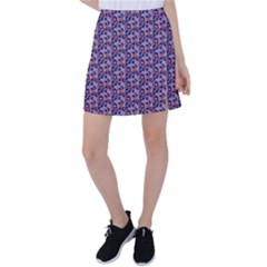 Trippy Cool Pattern Tennis Skirt