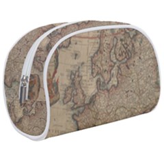 Old Vintage Classic Map Of Europe Make Up Case (medium) by Paksenen