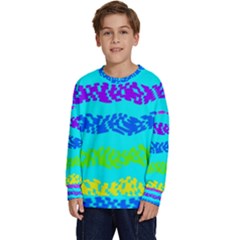 Abstract Design Pattern Kids  Crewneck Sweatshirt